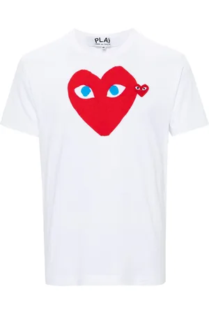 Comme des Garçons Camiseta con parche del logo