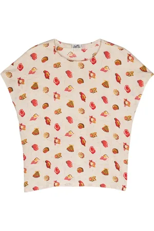 Hermès Top con concha estampada 1970
