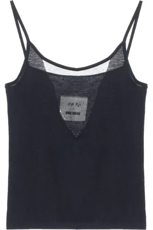 UMA WANG Top Hollow de cachemira