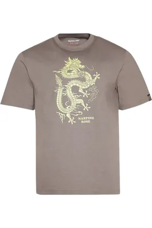 MARTINE ROSE Camiseta con motivo en el pecho