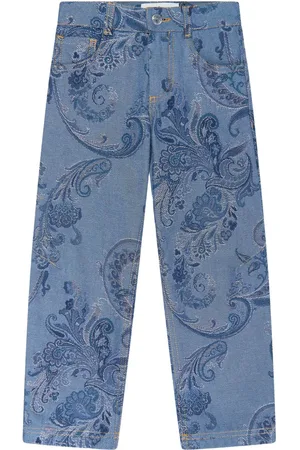 Etro Vaqueros con estampado de cachemira