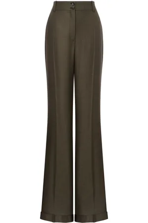 Alberta Ferretti Pantalones de vestir de talle alto