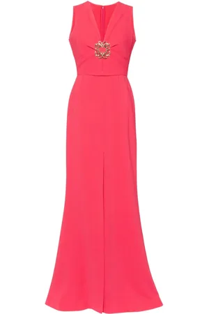 Elie saab Vestido largo con cuello en V