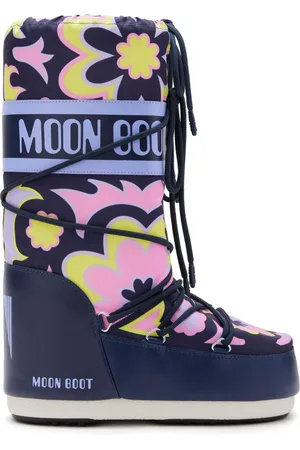 Moon Boot Botas Icon con estampado floral