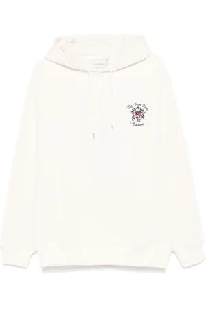 Drôle de Monsieur Sudadera con capucha y logo bordado