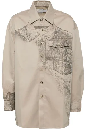 Feng Chen Wang Camisa Trompe Loeil