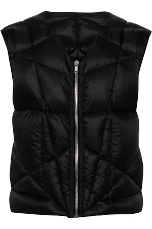 Rick Owens Chaleco acolchado con cremallera