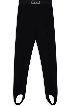 VERSACE Leggins con logo en la cinturilla