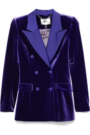 NISSA Blazer con doble botonadura