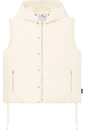 Courrèges Chaleco acolchado con capucha