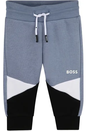 HUGO BOSS Pantalones de chándal con diseño colour block