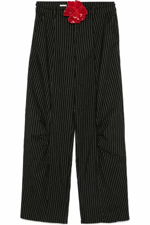 ROTATE Pantalones cargo a rayas diplomáticas