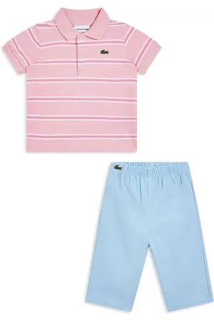 Lacoste Set con pantalones y aplique del logo