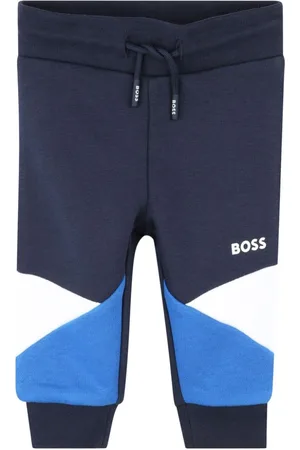 HUGO BOSS Pantalones de chándal con diseño colour block