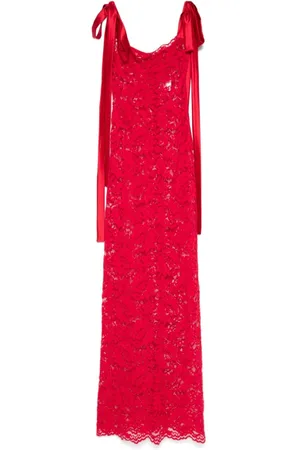 Atu Body Couture Vestido largo de encaje de x Rue Ra