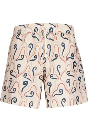 COMMAS Bañador con plantas estampadas