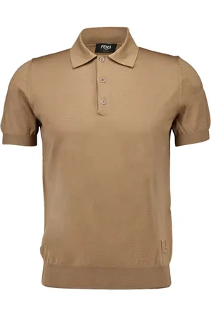 Fendi Polo con motivo FF en relieve