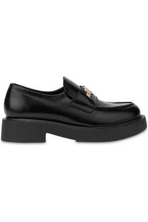 Moschino Mocasines con placa del logo