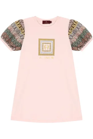 Aigner Vestido con logo estampado