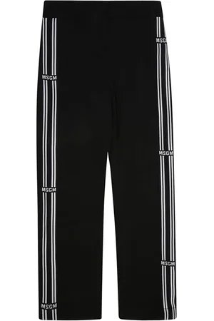 Msgm Pantalones de chándal con rayas laterales