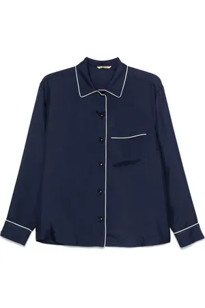 BARENA Camisa con ribetes en contraste