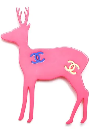 CHANEL Broche con motivo de reno 2001