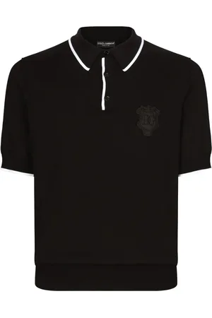 Dolce & Gabbana Polo con logo bordado