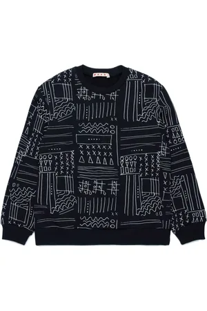 Marni Sudadera con estampado gráfico