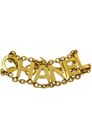 CHANEL Pulsera con letras del logo 1990-2000
