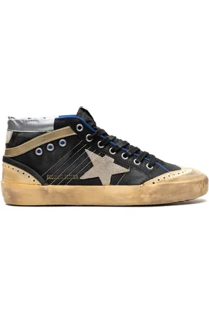 Golden Goose Zapatillas Mid Star Black/Ice Vanilla/Gold