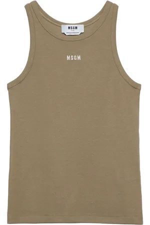Msgm Top con logo bordado