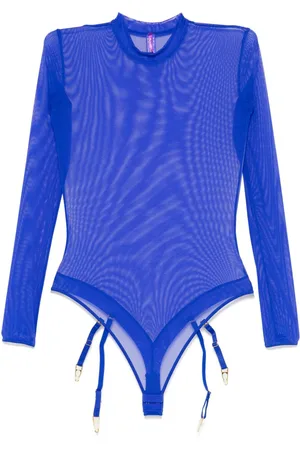 MAISON CLOSE Body con detalle de tirantes