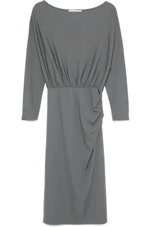 Kaos Vestido midi fruncido