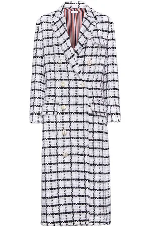 Thom Browne Abrigo de cuadros