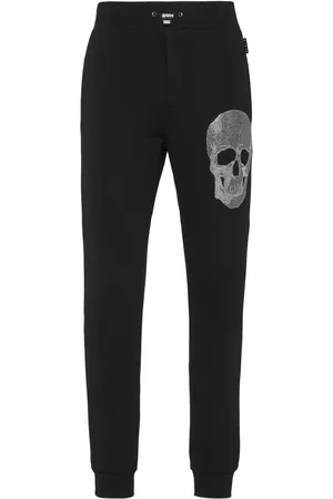 Philipp Plein Pantalones joggers Skull con apliques de strass