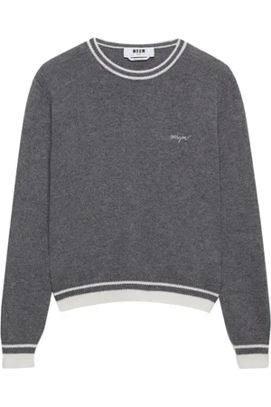 Msgm Sudadera con logo bordado