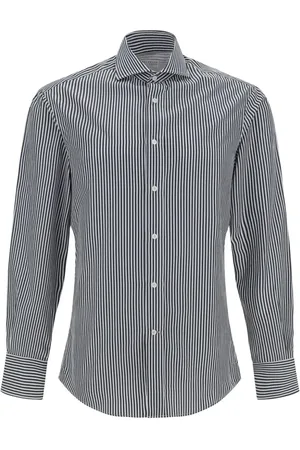 Brunello Cucinelli Camisa a rayas