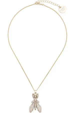 Patrizia Pepe Collar Fly con apliques de strass