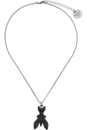 Patrizia Pepe Collar Fly con apliques de strass