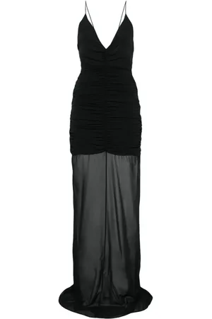 GIUSEPPE DI MORABITO Vestido largo fruncido