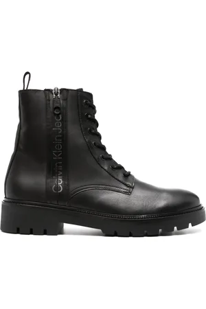 Calvin Klein Botas militares con cremallera