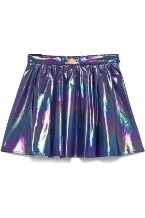 VERSACE Falda con efecto holográfico