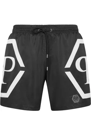 Philipp Plein Bañador con logo estampado