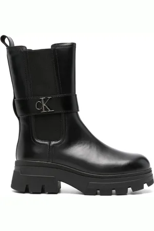 Calvin Klein Botas chelsea con paneles elásticos