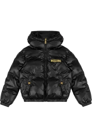 Moschino Plumífero con logo bordado