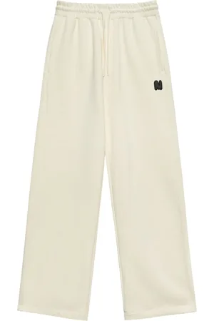 Msgm Pantalones de chándal con logo bordado