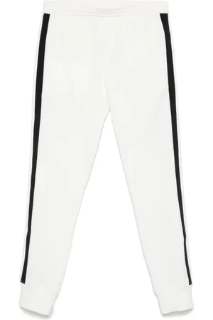 Emporio Armani Pantalones de chándal con franja del logo