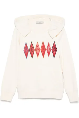 Golden Goose Sudadera con detalle de parche y capucha