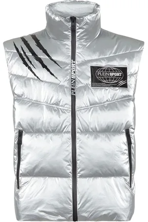 Philipp Plein Chaleco acolchado estampado