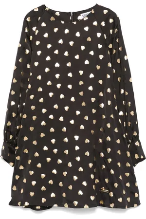Moschino Vestido con estampado de corazones